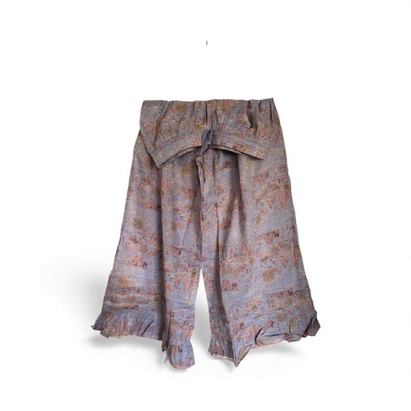 NWT Free People Womens Tangled Lights Printed Set, Cornflower Combo, Large - Picture 10 of 10